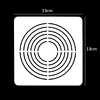 stencil templates reusable washable