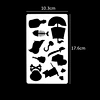 stencil templates reusable washable