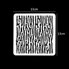 stencil templates reusable washable