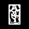 stencil templates reusable washable