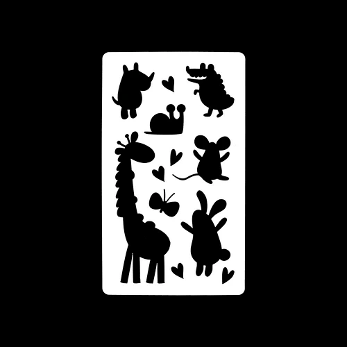stencil templates reusable washable