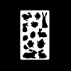 stencil templates reusable washable