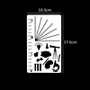 stencil templates reusable washable