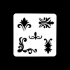 stencil templates reusable washable