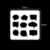 stencil templates reusable washable