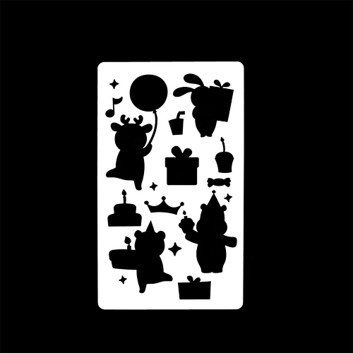 stencil templates reusable washable