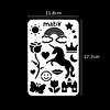 stencil templates reusable washable