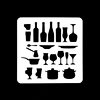 stencil templates reusable washable