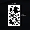 stencil templates reusable washable