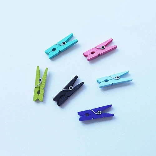 wholesale wooden peg 30mm DIY clothespins for photo Home Decoration Wood Crafts