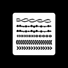 stencil templates reusable washable