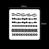 stencil templates reusable washable