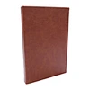brown leather journal