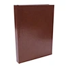 brown leather album