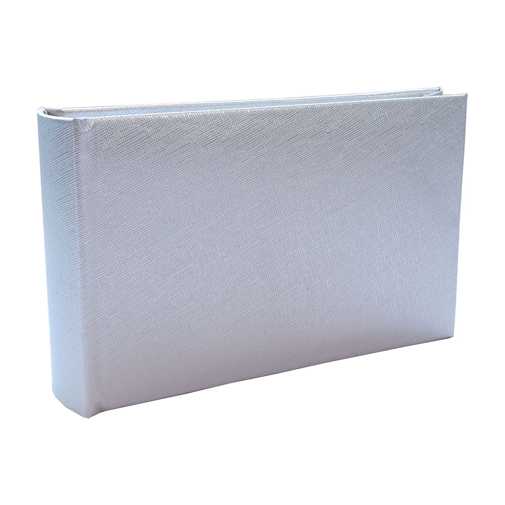 Silver PU leather album