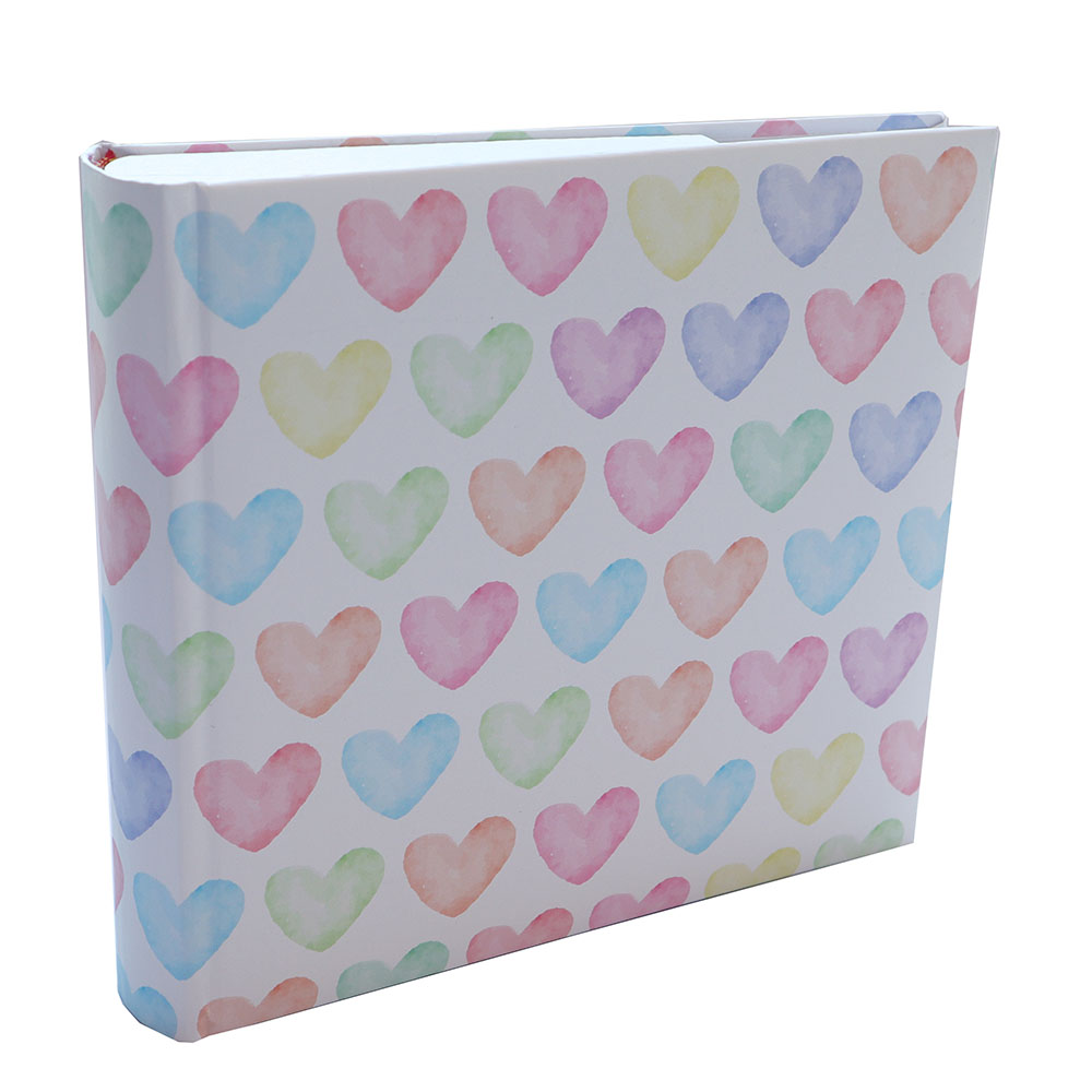 Photo Album 4x6" Heart Slip in memo 200 photos Book Bound full print cover   manufacturer full print cover  photo book  manufacturer