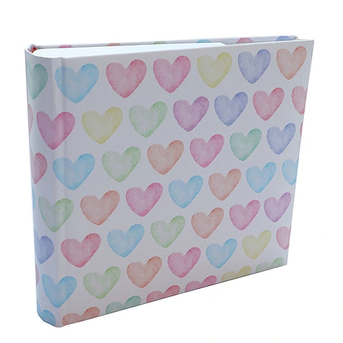 Photo Album 4x6" Heart Slip in memo 200 photos Book Bound full print cover   manufacturer full print cover  photo book  manufacturer