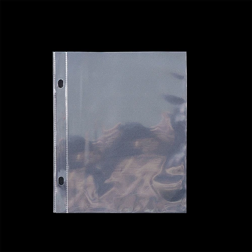 1 Pocket Page Protector Sheet Protector Punched Pockets 2 holds Transparent Smooth Surface photo sleeve  photo pocket  plastic pocket  page protector