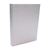 silver PU leather album