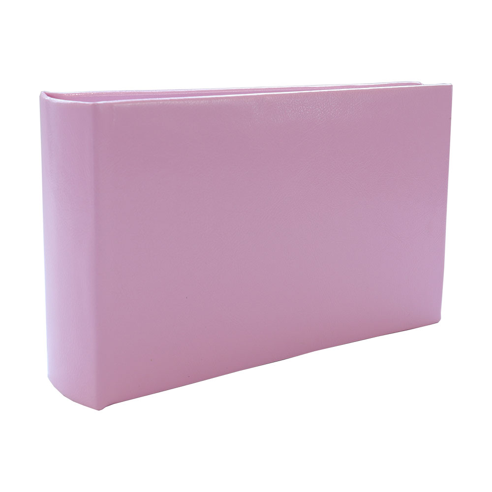 pink leather album