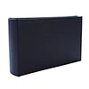 Horizontal photo album of black PU leather