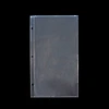 6x12 inch page protector with 3 standard punch hole
