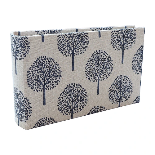 Fabric 100 photos Slip in 4X6" Photo Album Memo Tree Book bound Horizontal photo album 100 photos