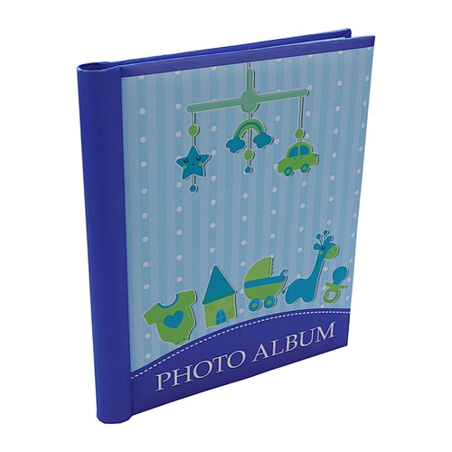 Paper Cover Self Adhesive 11 sheets Photo Album Blue Baby Spiral bound Ningbo factory photo album  self adhesive photo album