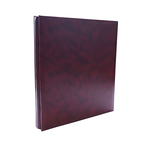 500 photos Photo Album 4x6" Dark Red PU Leather Cover Slip in Post Bound artificial leather albums  cheap price album
