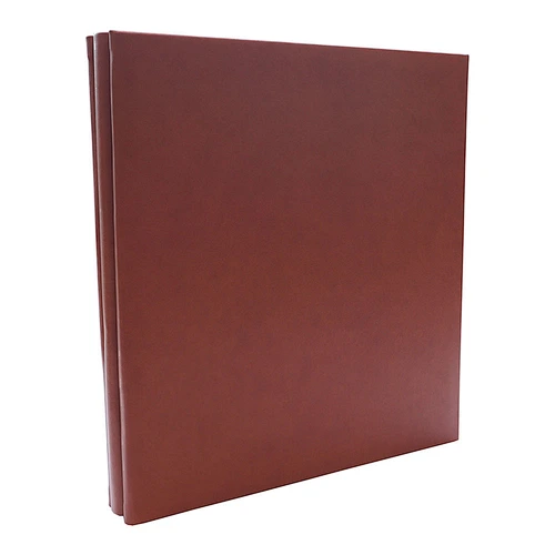 500 photos Photo Album 4x6" Carfeelel PU Leather Cover Slip in Post Bound Brown albums  PU leather album