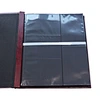 Black plastic paged album