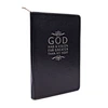 Black PU leather planner