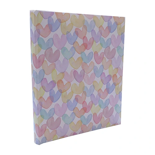 Paper Cover Wax Paper Protective Hearts 20 sheets with glassine pages Book bound Glassine paper protective album  high quality paper album