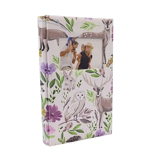 Printed artificial leather photo album
