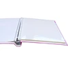 white inside pages of self adhesive