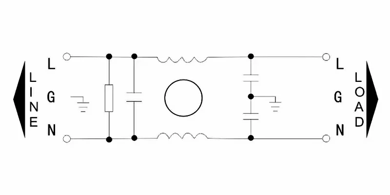 DAA2 EMI Filter Circuit Diagram