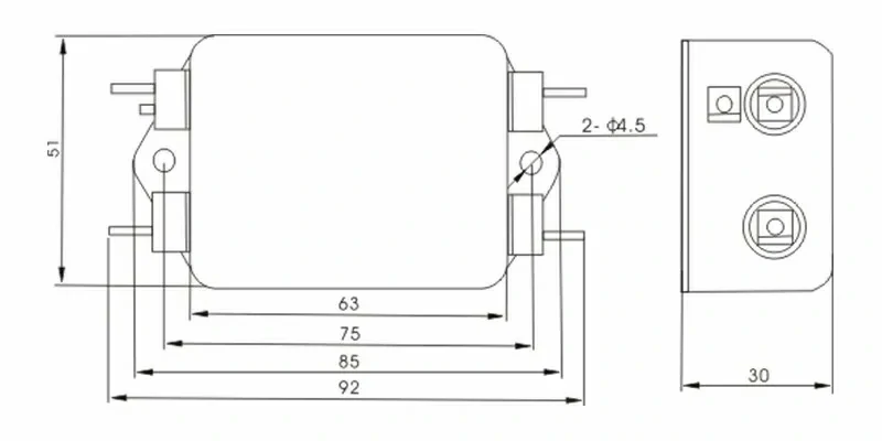 DEA4 INSERT Overall Dimension(±1mm)