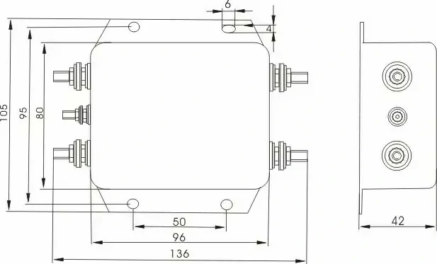 DBA7 Overall Dimension(±1mm)