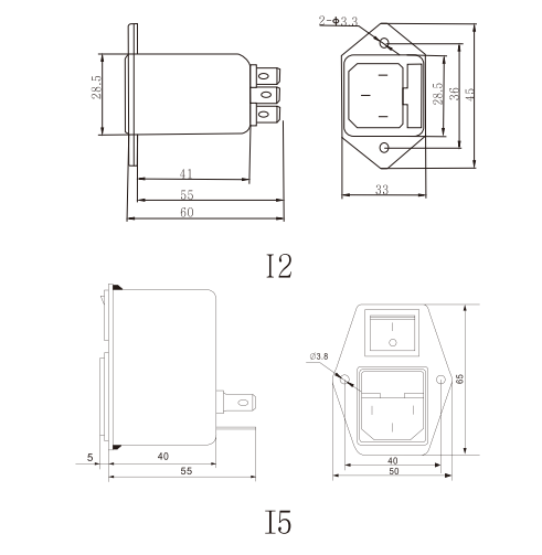 Overall Dimension（±1mm)