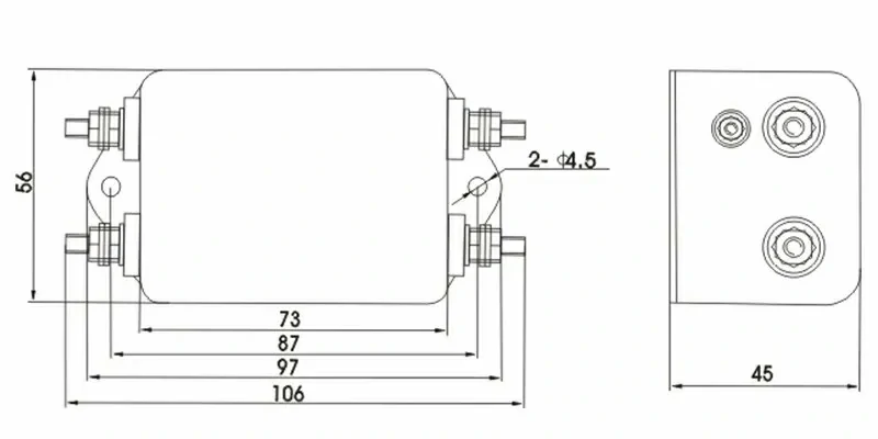 DEA5 Overall Dimension(±1mm)