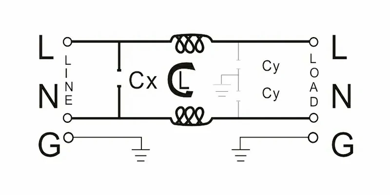 DAI1 EMI Filter Circuit Diagram