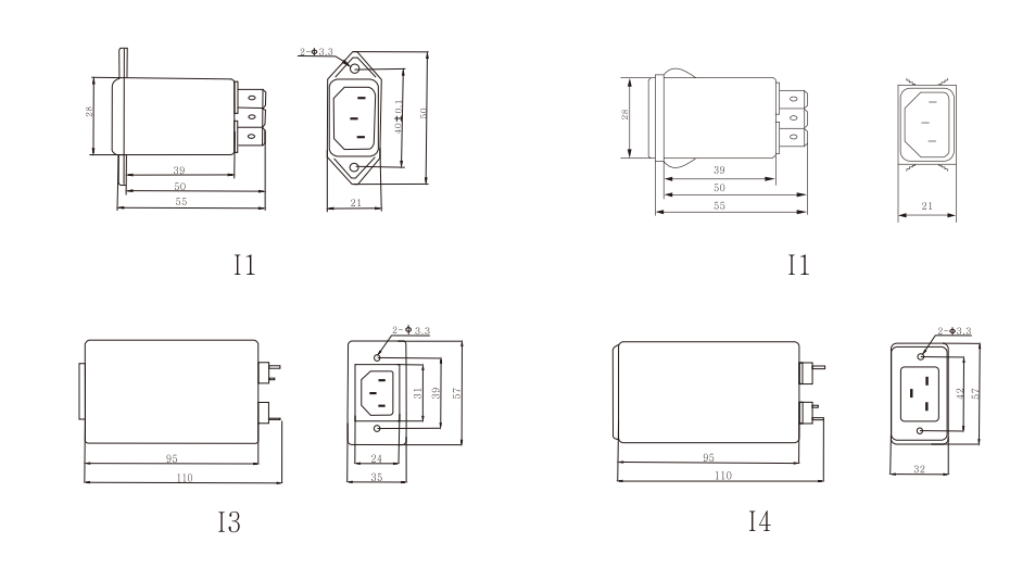 Overall Dimension（±1mm)