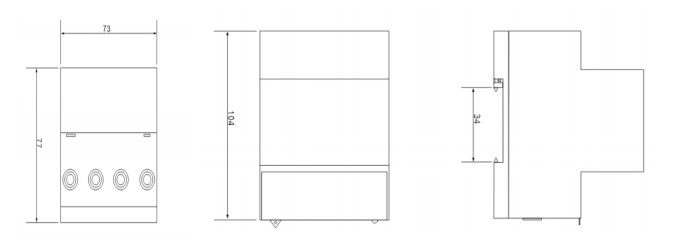DBA7-40A PLC FILTER Overall Dimension