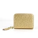 Custom Vegan Leather Lady Sequin Jelly Credit Card holder Keychain Tassels Card Holder Wallet