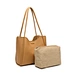 Our elegant tan crossbody purse! The tan color is versatile and complements any outfit, making it a must-have accessory for every fashion-conscious woman. Made from high-quality materials, our crossbody purse is durable and built to last.