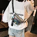Custom logo PU Leather fashion printing waterproof belt bag Fanny Pack Waist Bag for women
