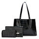 leather laptop tote bag