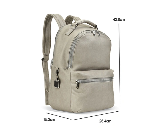 leather computer backpack