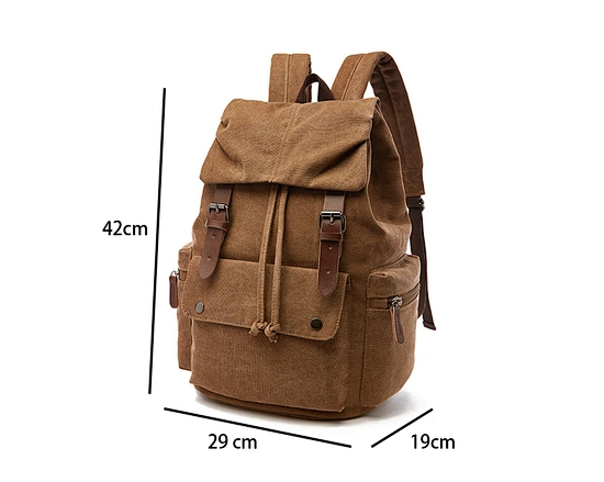 canvas backpack bag