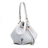 Premium vegan leather in DOUBLE thickness. The leather surface is with water-resistant and without any harmful artificial smell. 
Vintage town bucket bag with stylish leather strap buckle closure with strong magnetic snap button.